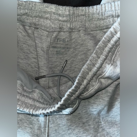 NWOT Abercrombie and Fitch YPB neoKNIT Sweatpants Small S Short Heather Grey - Picture 7 of 13